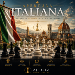 Apertura Italiana – Giuoco Piano ¡Efectiva arma con blancas!