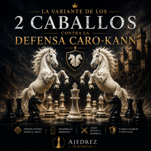 La Variante de los 2 Caballos contra la Defensa Caro Kann